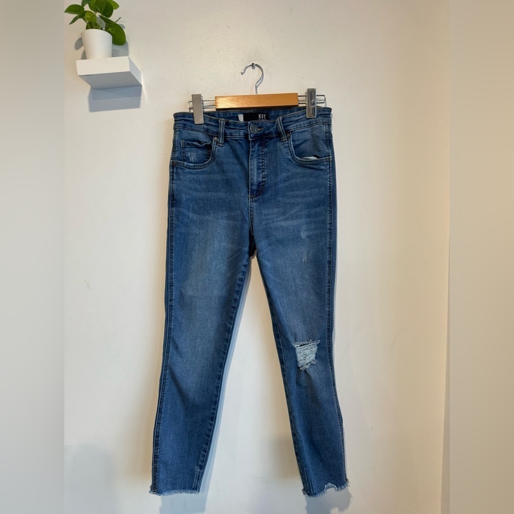 Kut From The Kloth Blue Ripped Skinny Jeans